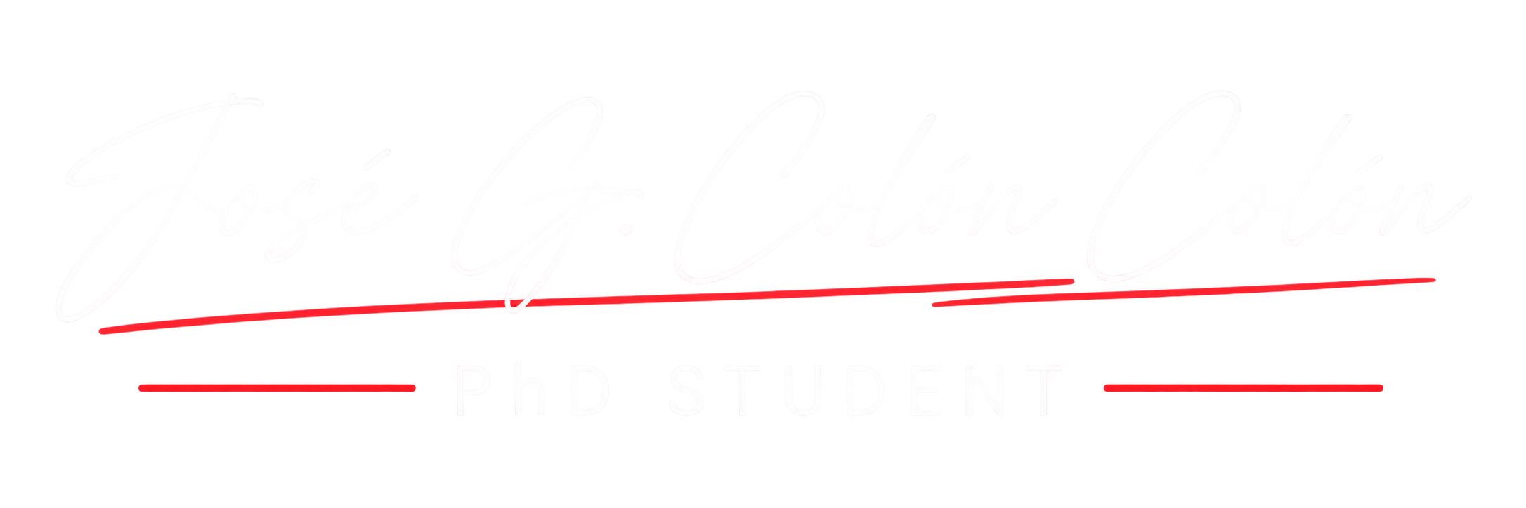 Firma de José G. Colón Colón, PhD Student